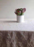 Extra wide linen tablecloth 90 x 85" (230x215cm) from sturdy natural linen Large linen tablecloth, large custom tablecloth, large rectangle